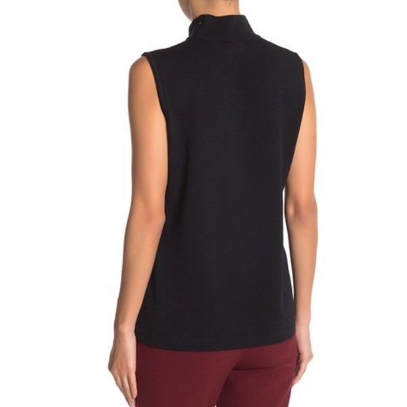 St. John Black Knit Tank Top - Picture 2 of 5